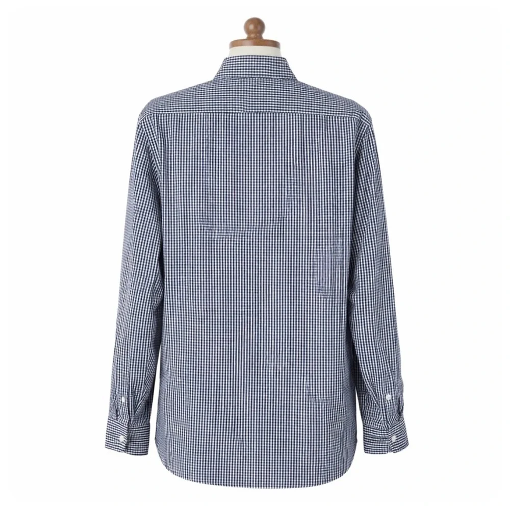 J. CREW Thompson Shirtings Mens 80's 2 Ply Long Sleeve Button Up Shirt Medium